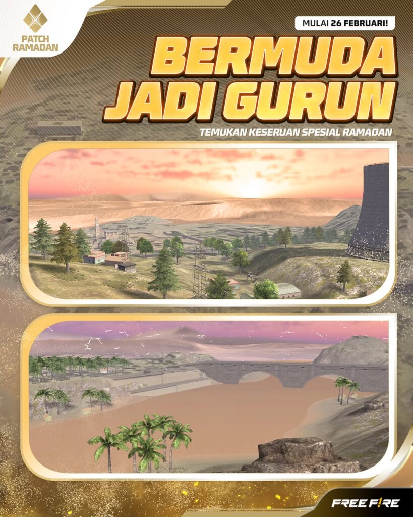 free fire - bermuda jadi gurun